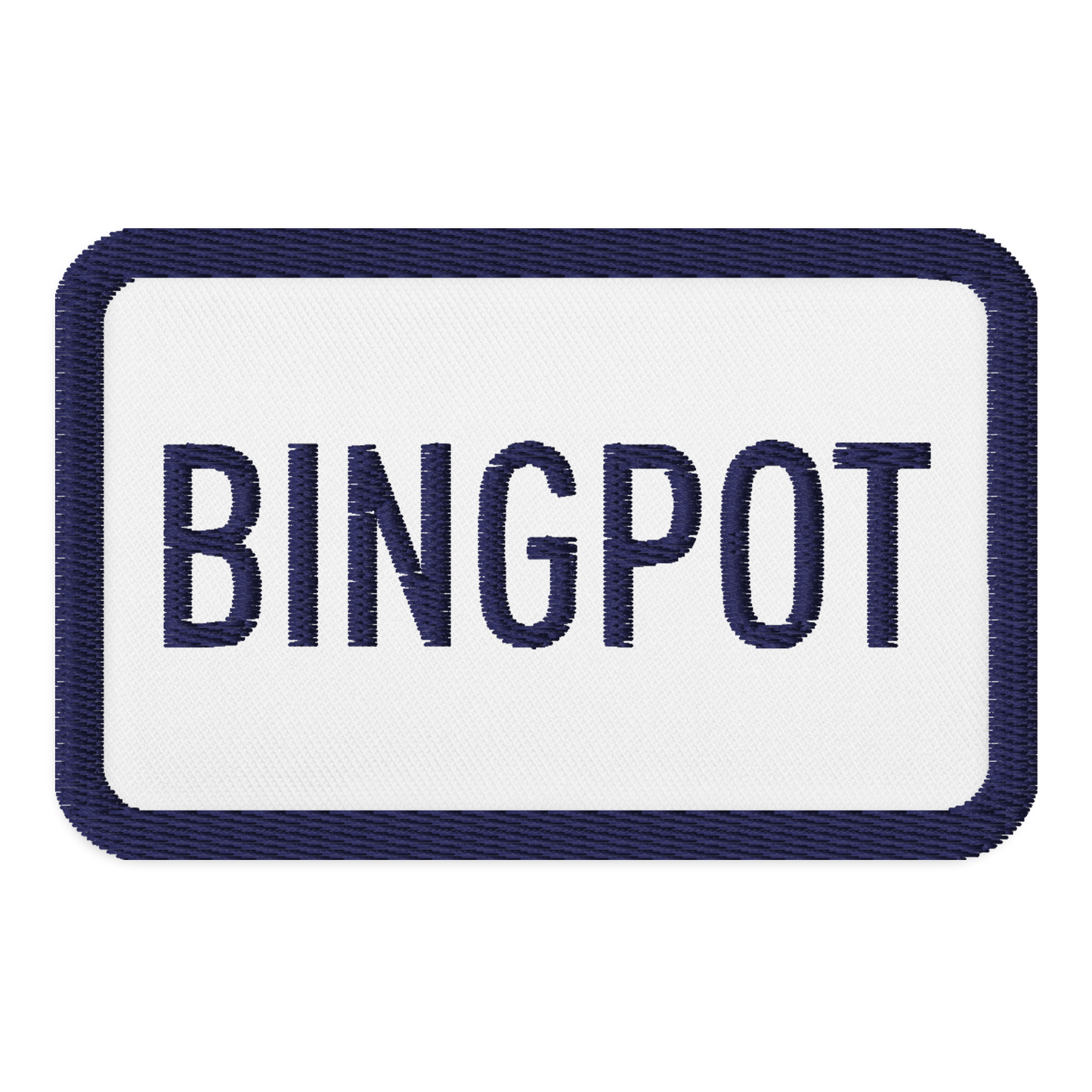 Bingpot Embroidered patch