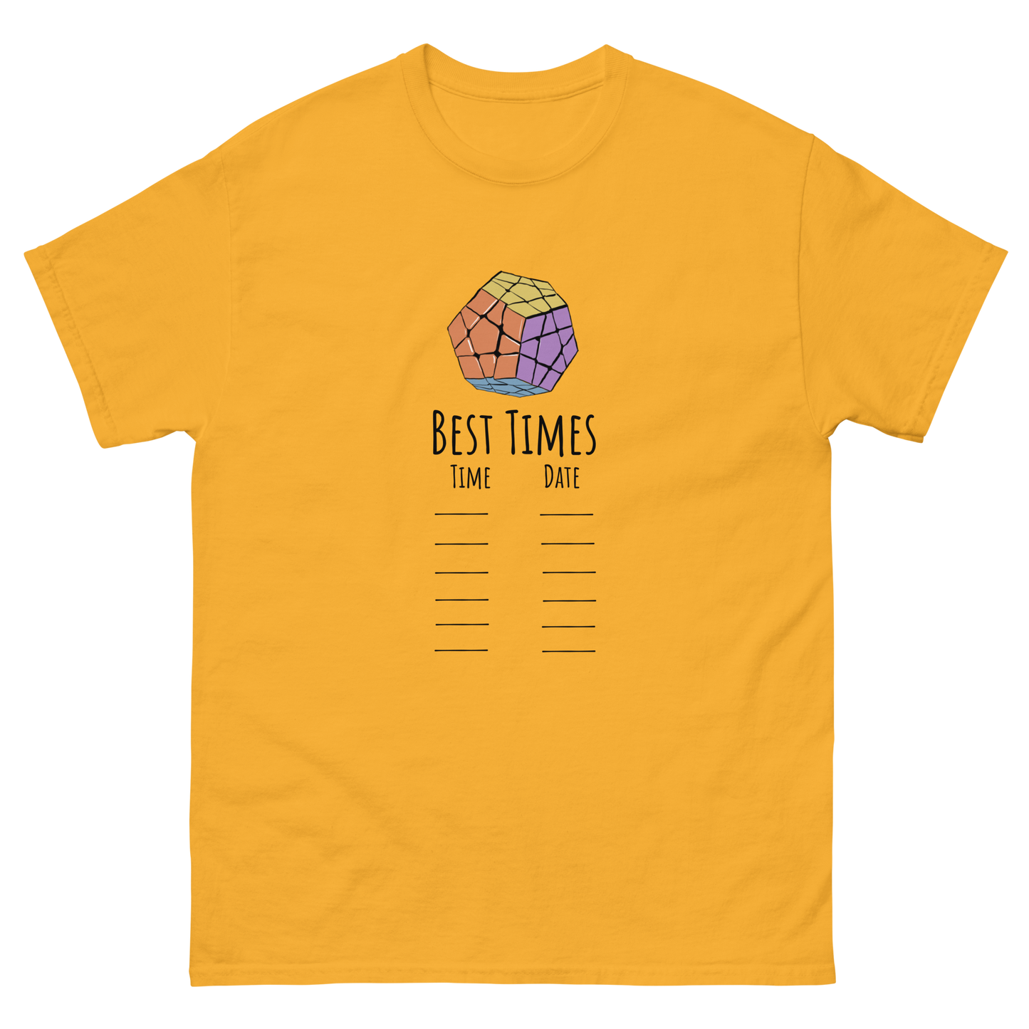 Best Times Tee - Megaminx