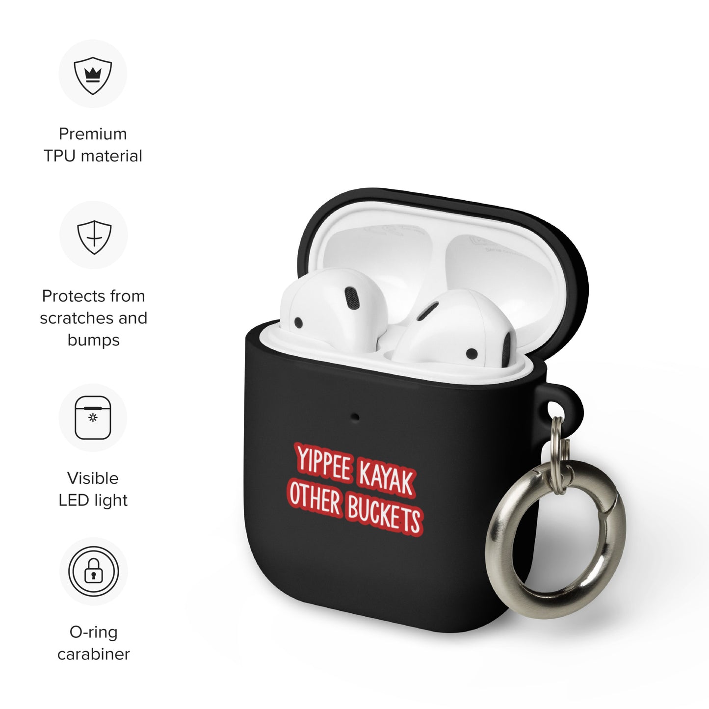 Yippee Kayak Other Buckets Rubber Case for AirPods®