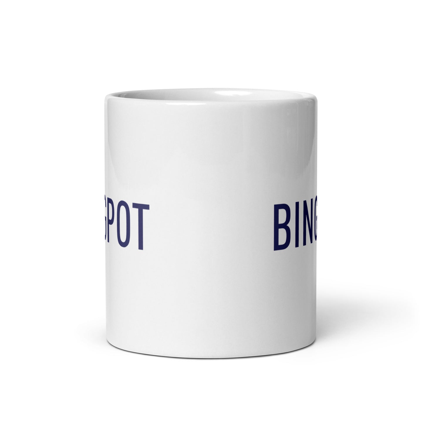 Bingpot White glossy mug