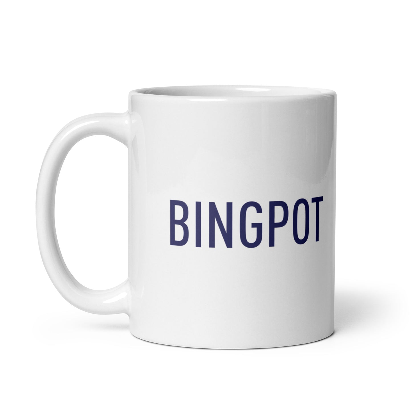 Bingpot White glossy mug