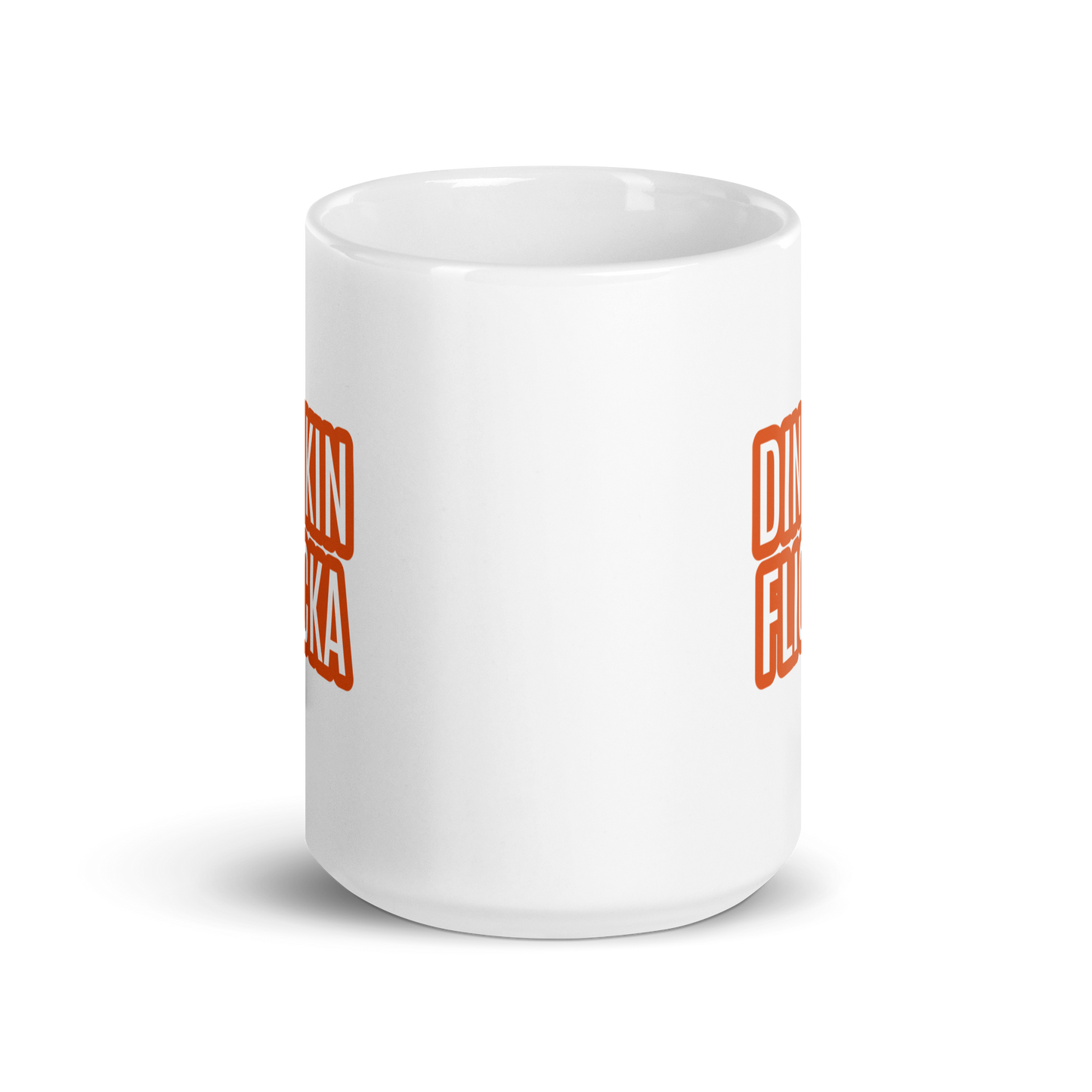 Dinkin Flicka White glossy mug