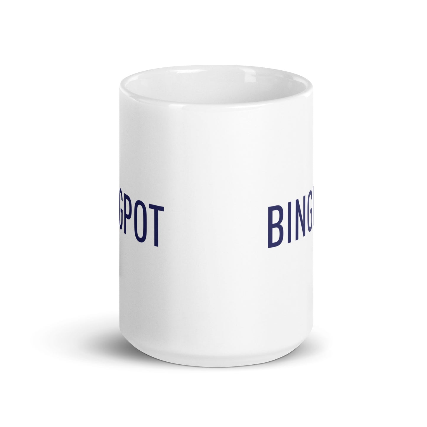 Bingpot White glossy mug