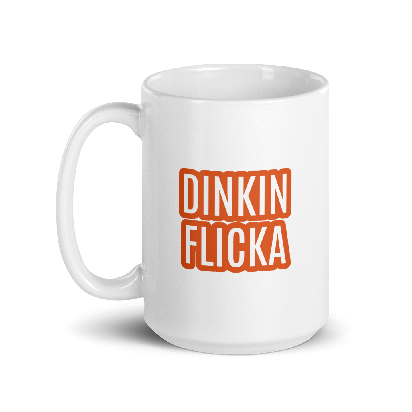 Dinkin Flicka White glossy mug