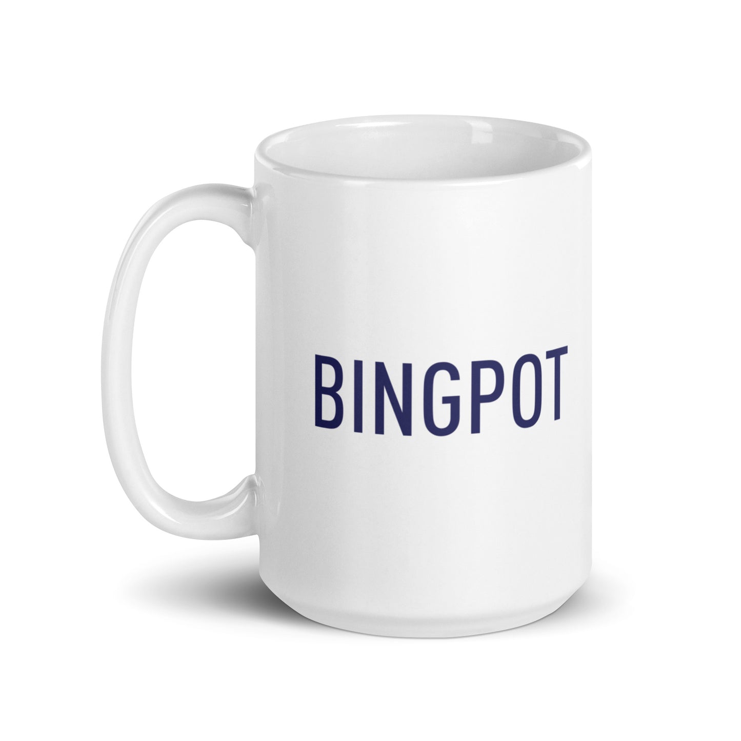 Bingpot White glossy mug