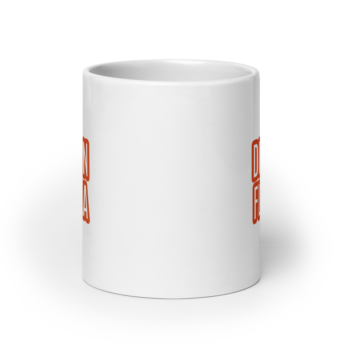 Dinkin Flicka White glossy mug