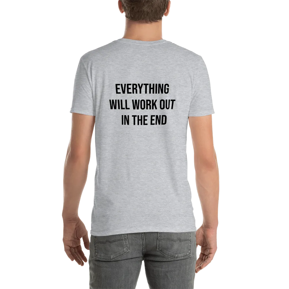 Rom-Communism (Front & Back) Tee in Sport Grey on man back