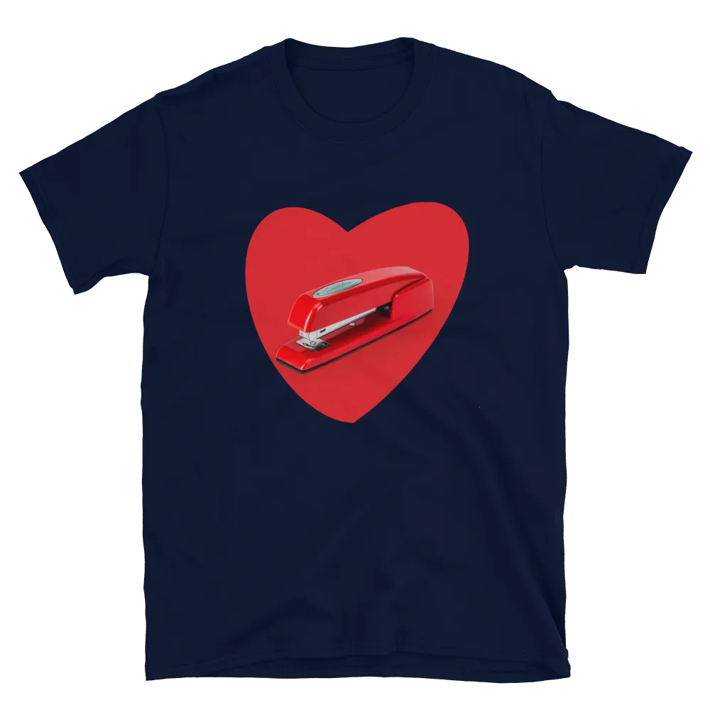 That's my stapler Tee in Navy flatlay