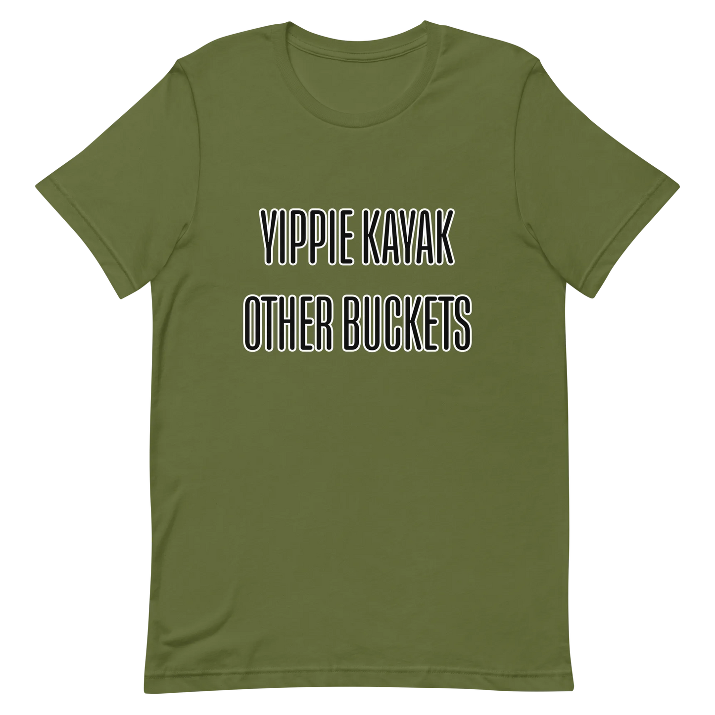 Yippie Kayak Other Buckets Tee in Olive flatlay