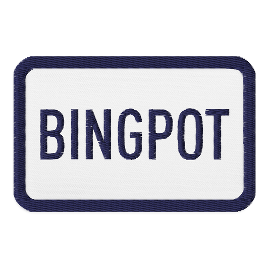 Bingpot Embroidered patch