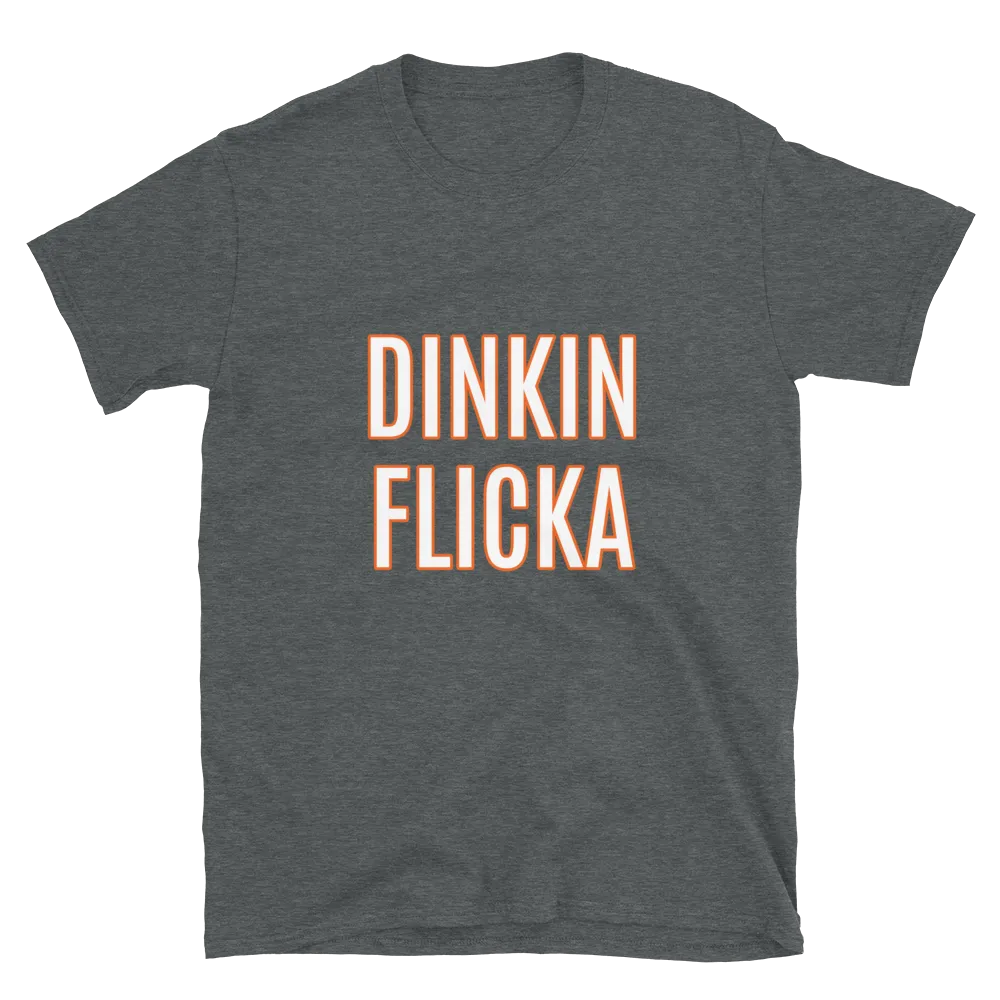 Dinkin Flicka Tee in Dark Heather Grey flatlay