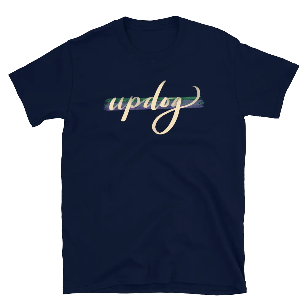 Updog Tee in Navy flatlay