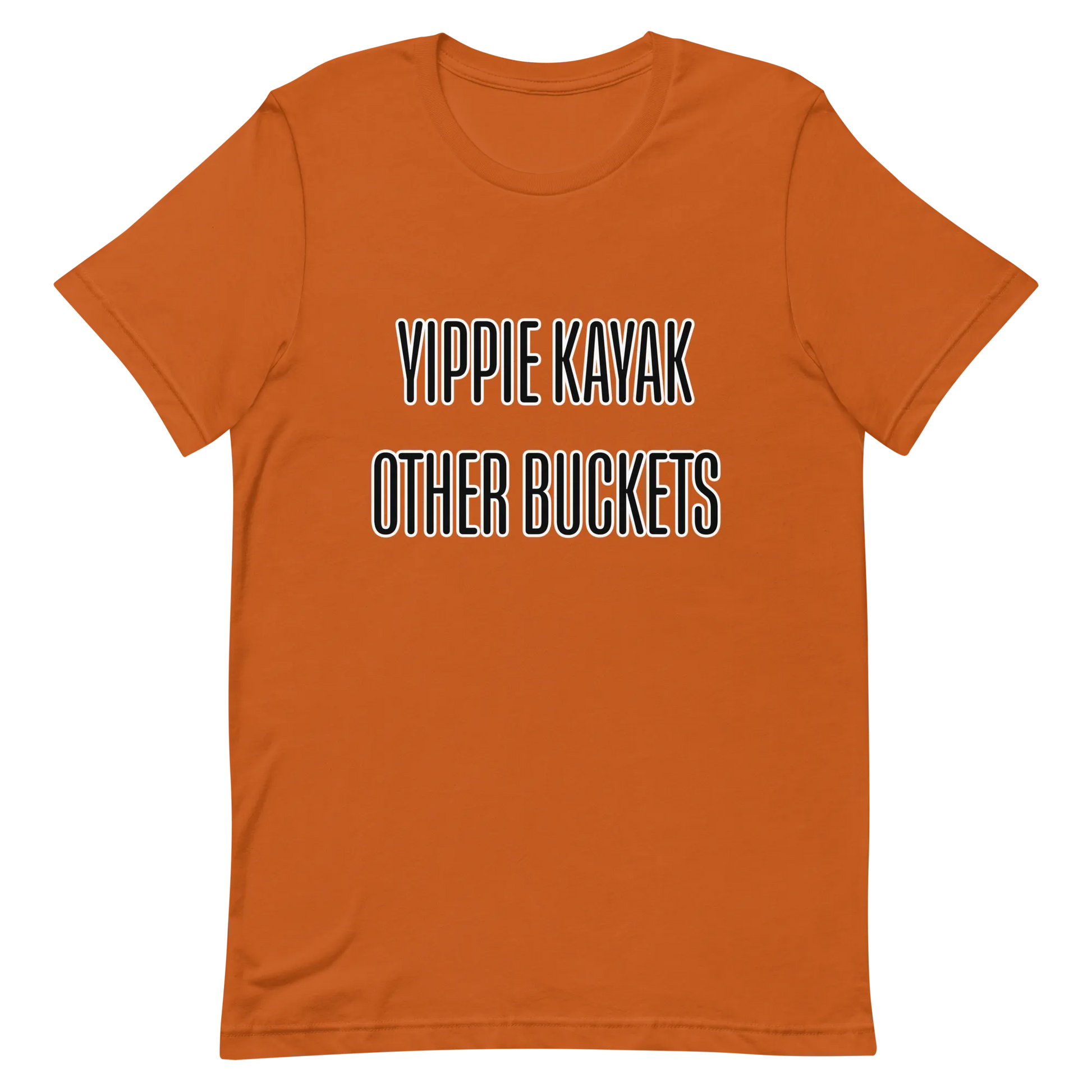 Yippie Kayak Other Buckets Tee in Autumn flatlay