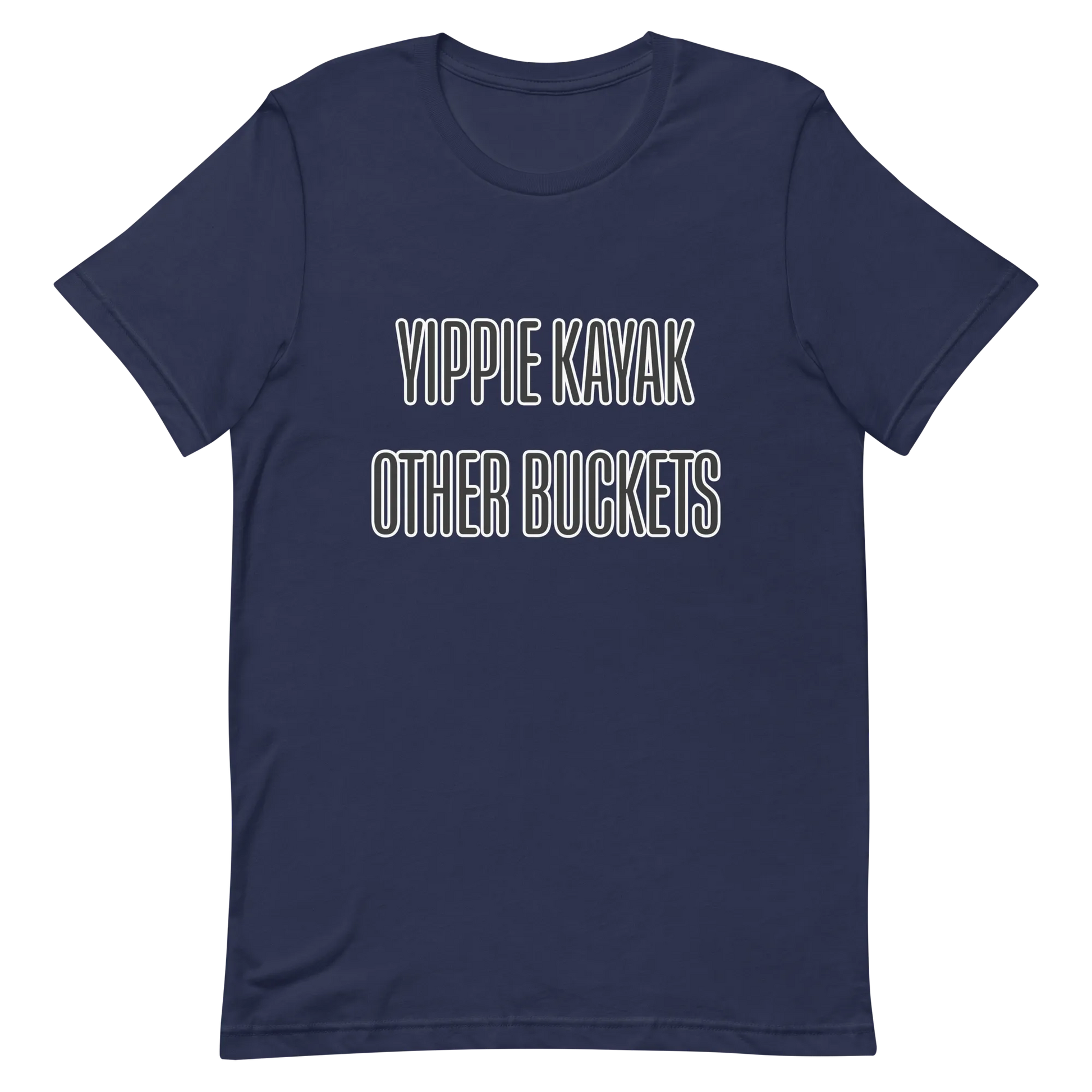 Yippie Kayak Other Buckets Tee in Navy flatlay